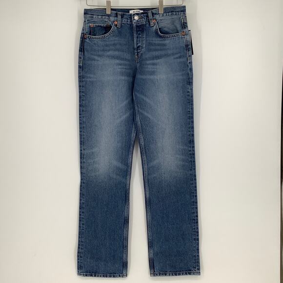 NEW! RE/DONE Levi's Easy Straight Size 26 Speedway jeans $315 msrp G18-3 - Picture 2 of 10